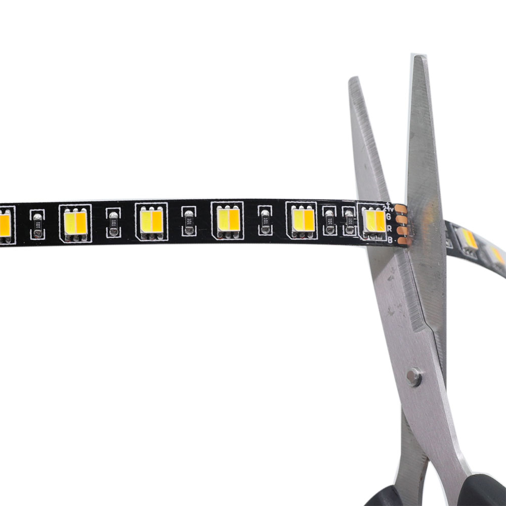 DC12/24V 5050SMD 60LEDs/M 2PIN1 CCT Flexible LED Strip Light - Pure White+Warm White,16.4FT/Roll DC12/24V 5050SMD 60LEDs/M 2PIN1 CCT Flexible LED Strip Light - Pure White+Warm White,16.4FT/Roll